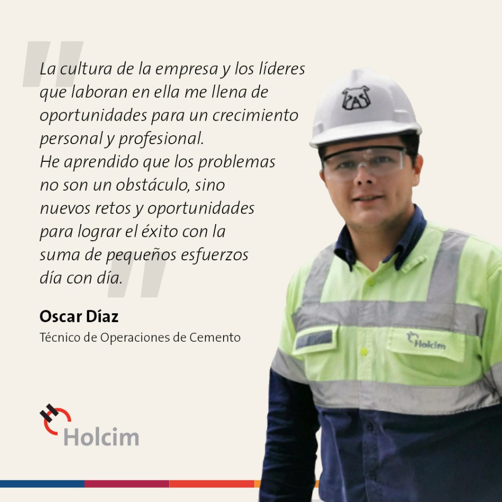 CONOCE ALGUNAS DE LAS PERSONAS QUE HACEN POSIBLE EL ÉXITO DE HOLCIM